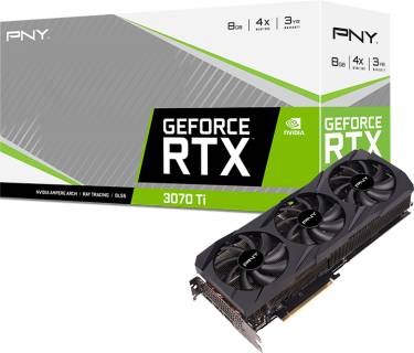 Видеокарта PNY GeForce RTX 3070 Ti 8GB VERTO Triple Fan VCG3070T8TFBPB1