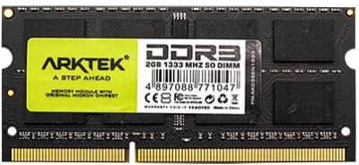 Оперативная память Arktek So-Dimm DDR3 2GB 1333MHz CL9 AKD3S2N1333