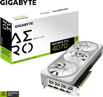 Видеокарта Gigabyte GeForce RTX 4070 AERO OC V2 12GB GV-N4070AERO OCV2-12GD
