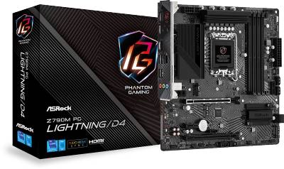 Материнская плата ASRock Z790M PG LIGHTNING/D4