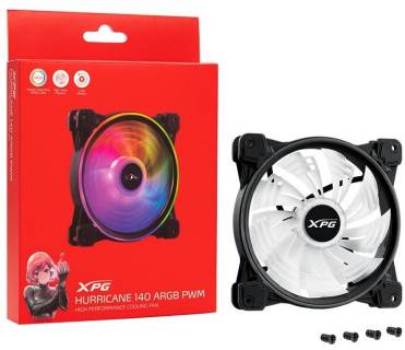 Вентилятор ADATA XPG Hurricane 140 ARGB (HURRICANE140ARGBPWM-BKCWW) Black
