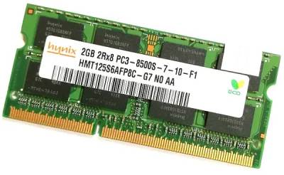 Оперативная память Hynix So-Dimm DDR3 2GB 1066MHz CL7 HMT125S6AFP8C-G7