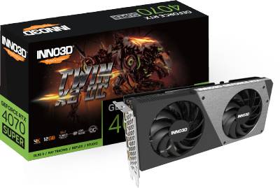 Видеокарта Inno3D GeForce RTX 4070 SUPER TWIN X2 OC 12GB N407S2-126XX-186162N
