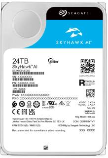 Внутренний HDD/SSD Seagate SkyHawk AI 24TB 7200rpm 512MB ST24000VE002