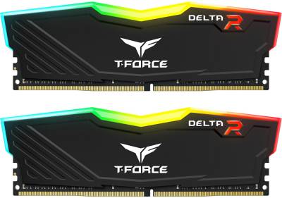 Оперативная память Team T-Force Delta RGB Black DDR4 16GB (2x8GB) 3200MHz CL16 Kit TF3D416G3200HC16FDC01