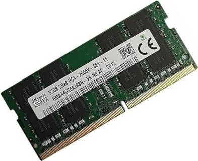 Оперативная память Hynix So-Dimm DDR4 32GB 2666MHz CL18 HMAA4GS6AJR8N-VK