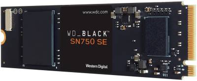 Внутренний HDD/SSD Western Digital WD_BLACK SN750 SE 250GB M.2 2280 NVMe PCIe Gen4 x4 3D TLC WDS250G1B0E