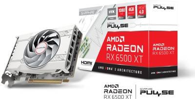 Видеокарта Sapphire PULSE AMD Radeon RX 6500 XT ITX PURE 4GB 11314-04-20G
