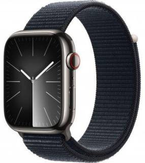 Apple Watch Series 9 GPS + Cellular 45mm Graphite S. Steel Case w. Black/Blue Nike Sport Loop (MRQN3) MRQN3, MT593