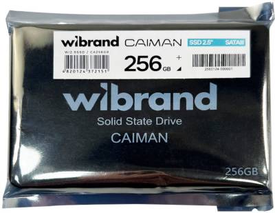 Внутренний HDD/SSD Wibrand Caiman 256GB 3D TLC Bulk WI2.5SSD/CA256GB
