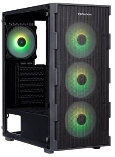 Корпус ProLogiX E115 Tempered Glass&Mesh Black