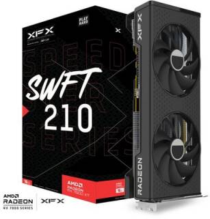 Видеокарта XFX SPEEDSTER SWFT 210 AMD Radeon RX 7600 XT 16GB RX-76TSWFTFP
