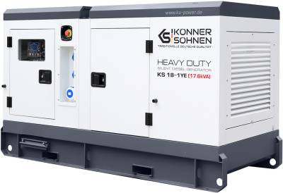 Генератор Konner&Sohnen Heavy Duty Silent Diesel Generator 17.6kVA KS 18-1YE