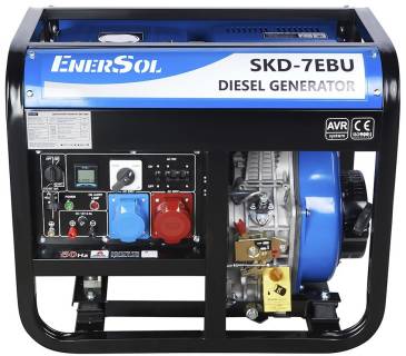 Генератор EnerSol Diesel Generator 6.5kW SKD-7EBU