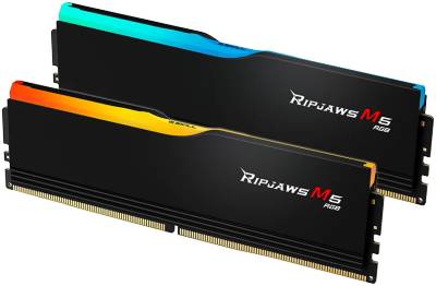 Оперативная память G.Skill Ripjaws M5 RGB Black Intel XMP DDR5 32GB (2x16GB) 6000MHz CL32 Kit F5-6000J3238F16GX2-RM5RK