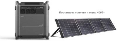 Segway Portable Power Station Cube 2000 2200W/2048Wh plus Solar Panel 400W Kit AA.13.04.02.0007-SET400