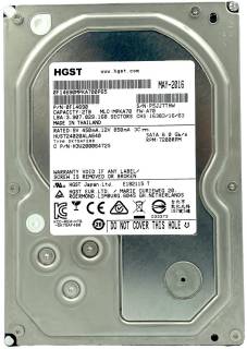 Накопитель HGST Ultrastar 7K4000 2TB 7200RPM 64MB HUS724020ALA640 / 0F14690