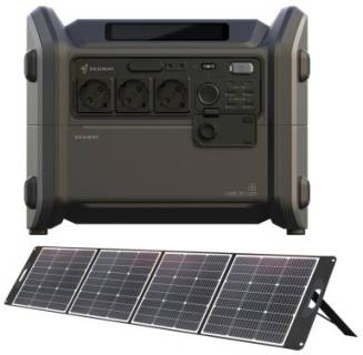 Segway CUBE 1000 Portable Power Station 2200W/1024Wh Plus Solar Panel 200W Kit AA.13.04.02.0004-SET200