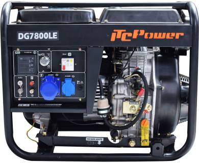 Генератор ITC Power Diesel Generator 6.3kW DG7800LE