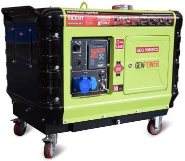 Генератор GenPower Diesel Generator 7kW GDG 9000 ECX
