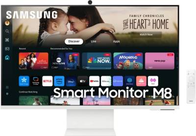 Монитор Samsung 32 S32DM801 SMART (LS32DM801UIXUA) White