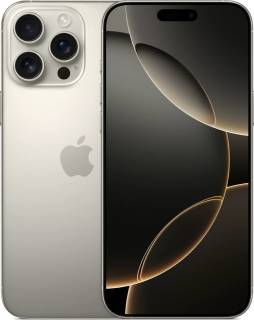 Смартфон Apple iPhone 16 Pro Max 256GB SIM + SIM (MYTQ3) Natural Titanium