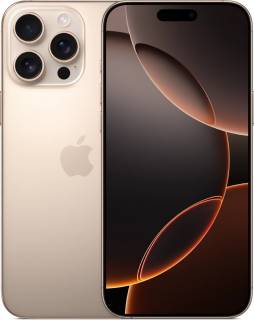 Смартфон Apple iPhone 16 Pro Max 256GB SIM + eSIM (MYWX3 | MYWJ3) Desert Titanium