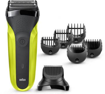 Электробритва Braun 300BT Series 3 5408 black/green
