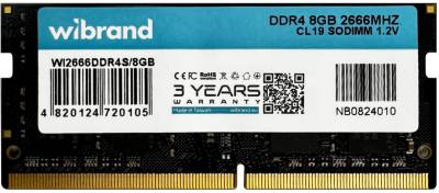 Оперативная память Wibrand So-Dimm DDR4 8GB 2666MHz CL19 WI2666DDR4S/8GB