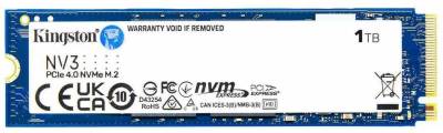 Внутренний HDD/SSD Kingston NV3 1TB M.2 2280 NVMe PCIe Gen4 x4 3D TLC SNV3S/1000G