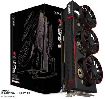 Видеокарта XFX Quicksilver AMD Radeon RX 7800 XT Magnetic Air Gaming 16GB RX-78TMAIRF9