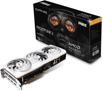 Видеокарта Sapphire PURE AMD Radeon RX 7700 XT 12GB Frostpunk 2 Edition 11335-08-50G