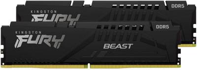Оперативная память Kingston FURY Beast Black EXPO DDR5 32GB (2x16GB) 6000MHz CL36 Kit KF560C36BBE2K2-32
