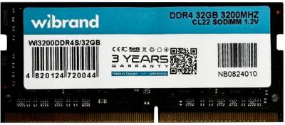 Оперативная память Wibrand So-Dimm DDR4 32GB 3200MHz CL22 WI3200DDR4S/32GB
