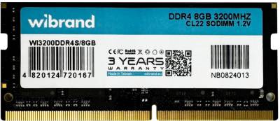 Оперативная память Wibrand So-Dimm DDR4 8GB 3200MHz CL22 WI3200DDR4S/8GB