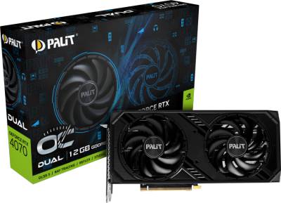 Видеокарта Palit GeForce RTX 4070 Dual OC 12GB NE64070S19K9-1048D
