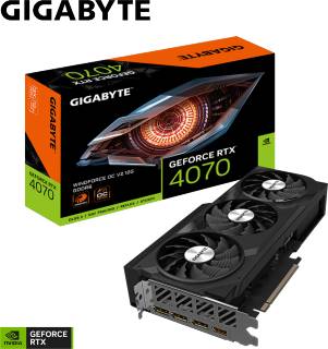 Видеокарта Gigabyte GeForce RTX 4070 WINDFORCE OC V2 12GB GV-N4070WF3OCV2-12GD