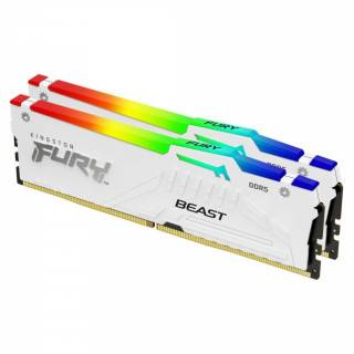 Оперативная память Kingston FURY Beast White RGB EXPO DDR5 32GB (2x16GB) 6000MHz CL36 Kit KF560C36BWE2AK2-32
