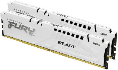 Оперативная память Kingston FURY Beast White EXPO DDR5 32GB (2x16GB) 6000MHz CL36 Kit KF560C36BWE2K2-32