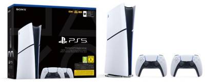Игровая приставка Sony PlayStation 5 Slim Digital Edition 1TB + DualSense Bundle 1000042065 / 1000042066