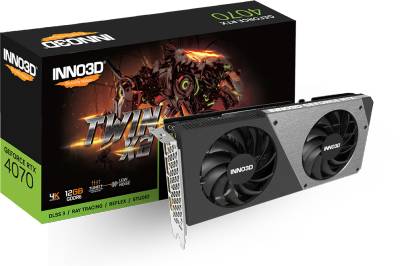 Видеокарта Inno3D GeForce RTX 4070 GDDR6 TWIN X2 12GB N40702-12D6-179063N