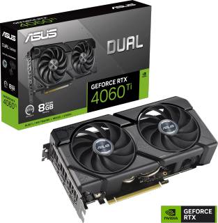 Видеокарта ASUS Dual GeForce RTX 4060 Ti EVO 8GB GDDR6 DUAL-RTX4060TI-8G-EVO