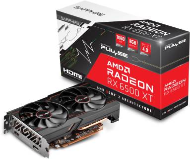 Видеокарта Sapphire PULSE AMD Radeon RX 6500 XT 8GB 11314-08-20G