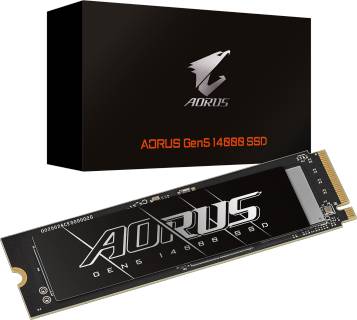 Внутренний HDD/SSD Gigabyte AORUS Gen5 14000 SSD 1TB M.2 2280 NVMe PCIe Gen5 x4 3D TLC NAND AG514K1TB