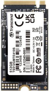 Внутренний HDD/SSD Transcend SSD 410S 512GB M.2 2242 NVMe PCIe Gen4 x4 3D TLC TS512GMTE410S