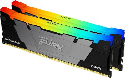Оперативная память Kingston FURY Renegade RGB Black XMP DDR4 16GB (2x8GB) 4600MHz CL19 Kit KF446C19RB2AK2/16