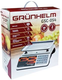 Весы кухонные Grunhelm GSC-054