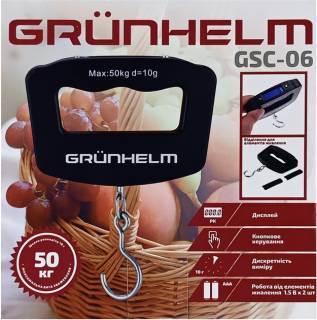 Весы кухонные Grunhelm GSC-06