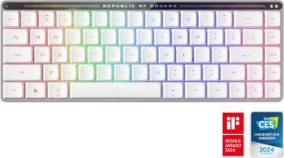 Клавиатура ASUS ROG Falchion RX Low Profile Red Wireless/Bluetooth/USB UA White 90MP03EC-BKMA10