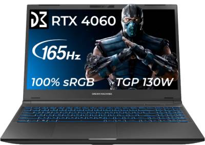 Ноутбук DREAM MACHINES RG4060 Gaming Notebook (GM5PD0E) Black RG4060-15UA52